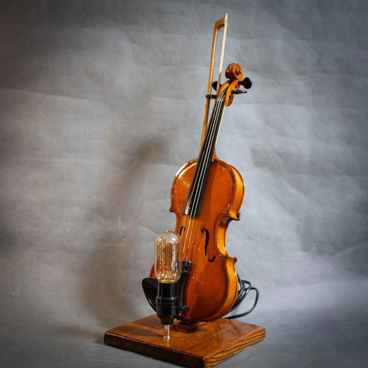 Vintage Style Lamp with Detachable Children's Violin
