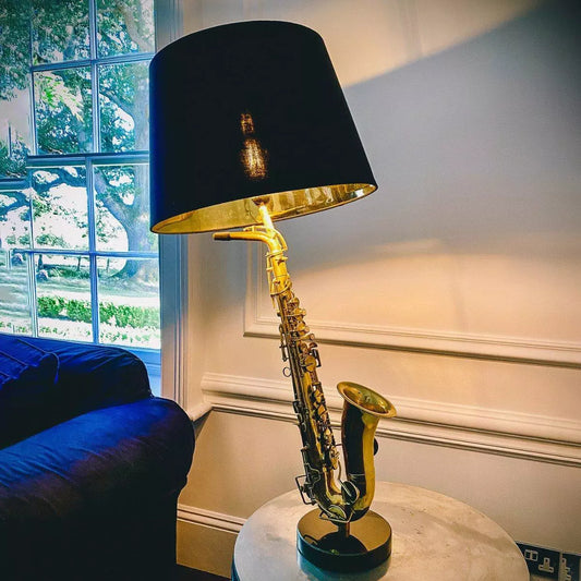 🎷Vintage Alto Saxophone Lamp, Saxaphone Upcycled Handmade Lamp