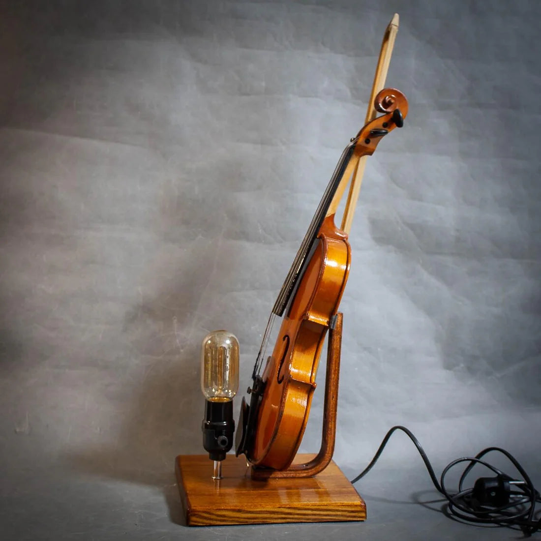 Vintage Style  Lamp with Detachable Children's Violin