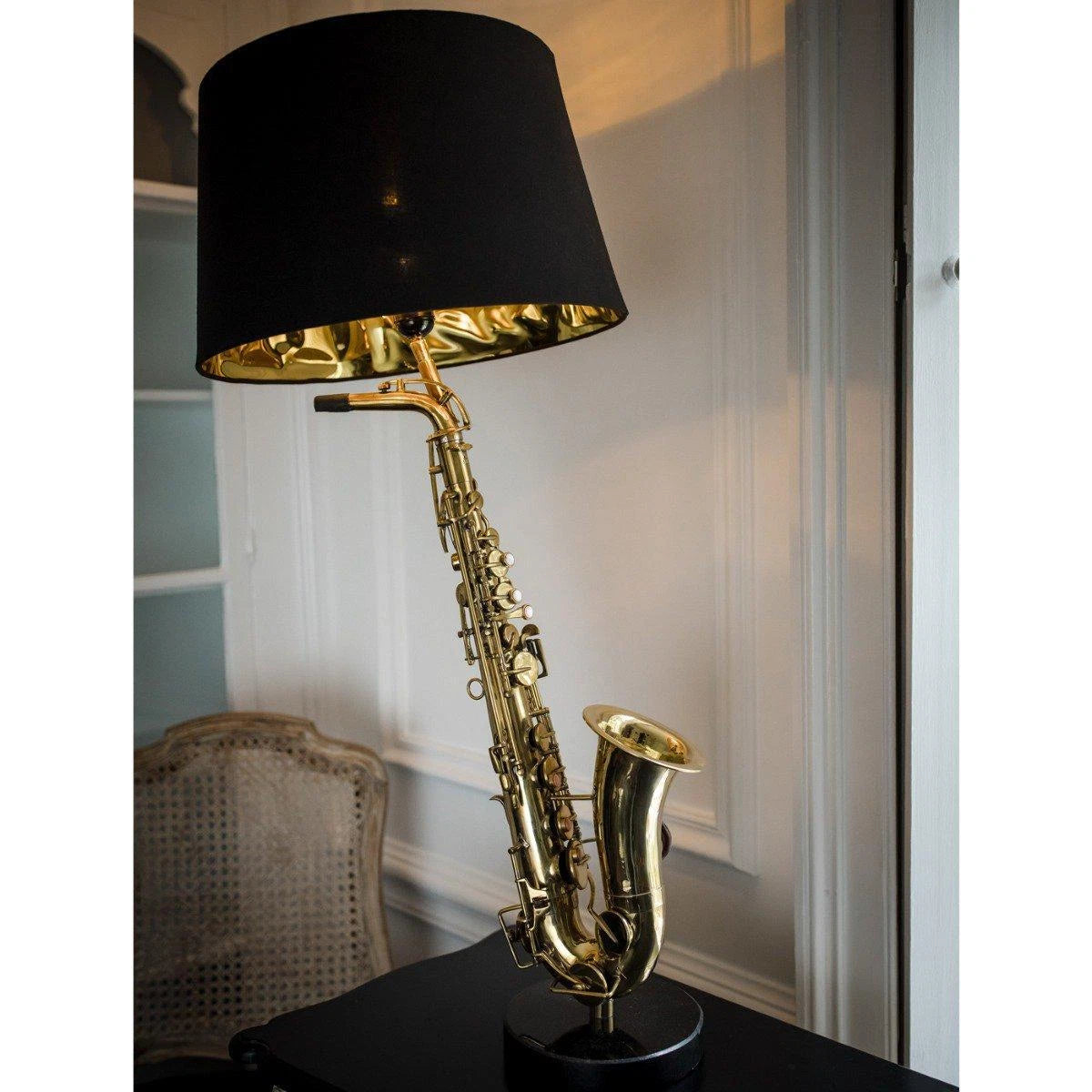 🎷Vintage Alto Saxophone Lamp, Saxaphone Upcycled Handmade Lamp