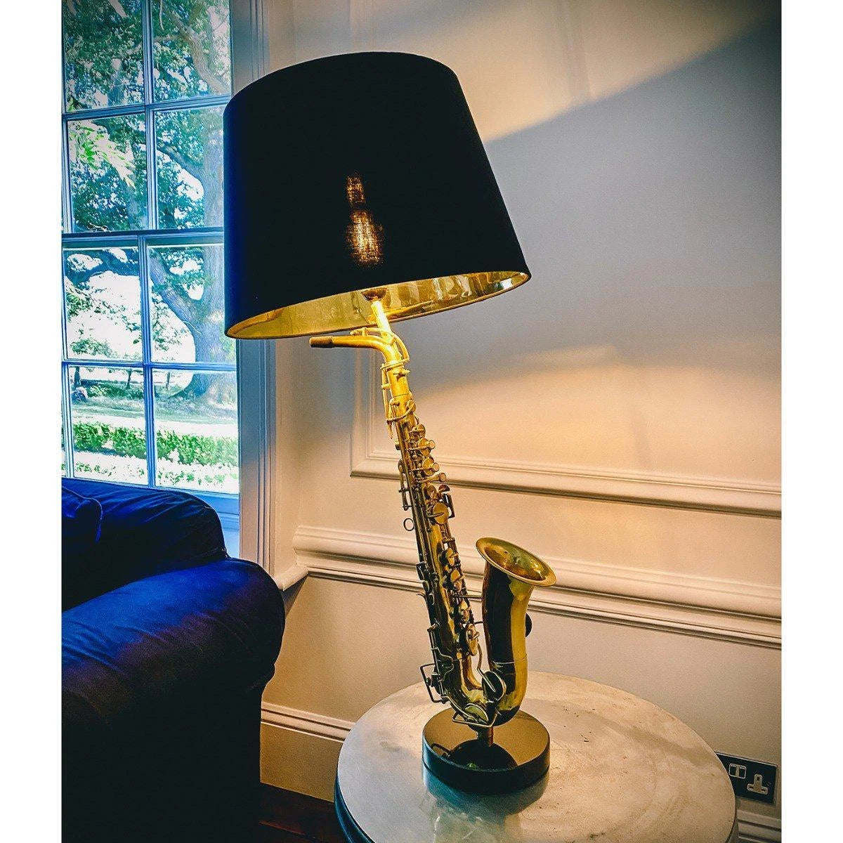 🎷Vintage Alto Saxophone Lamp, Saxaphone Upcycled Handmade Lamp